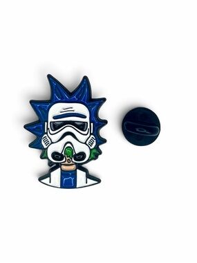 Rick and Morty x Stormtrooper Crossover Enamel Pin